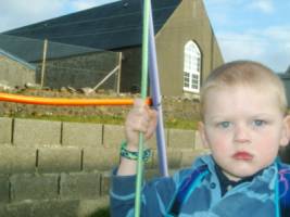 Four year old Rhodri George